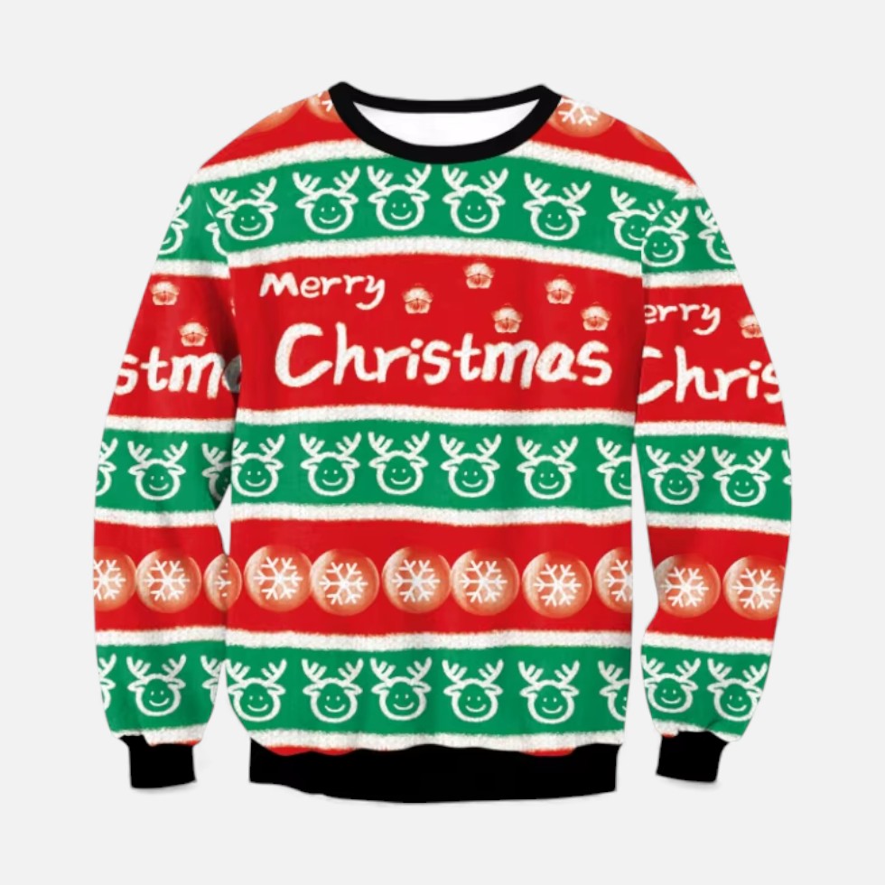 Weihnachtspullover Herren mit Festlichem Motiv