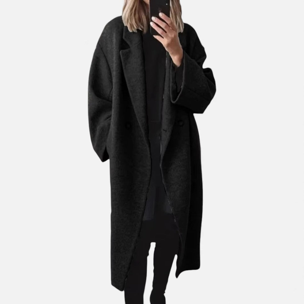 Langer Damenmantel im Oversize Look