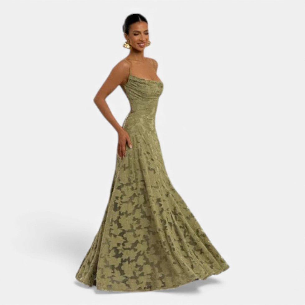Abendkleid Damen mit ausgestellter Silhouette