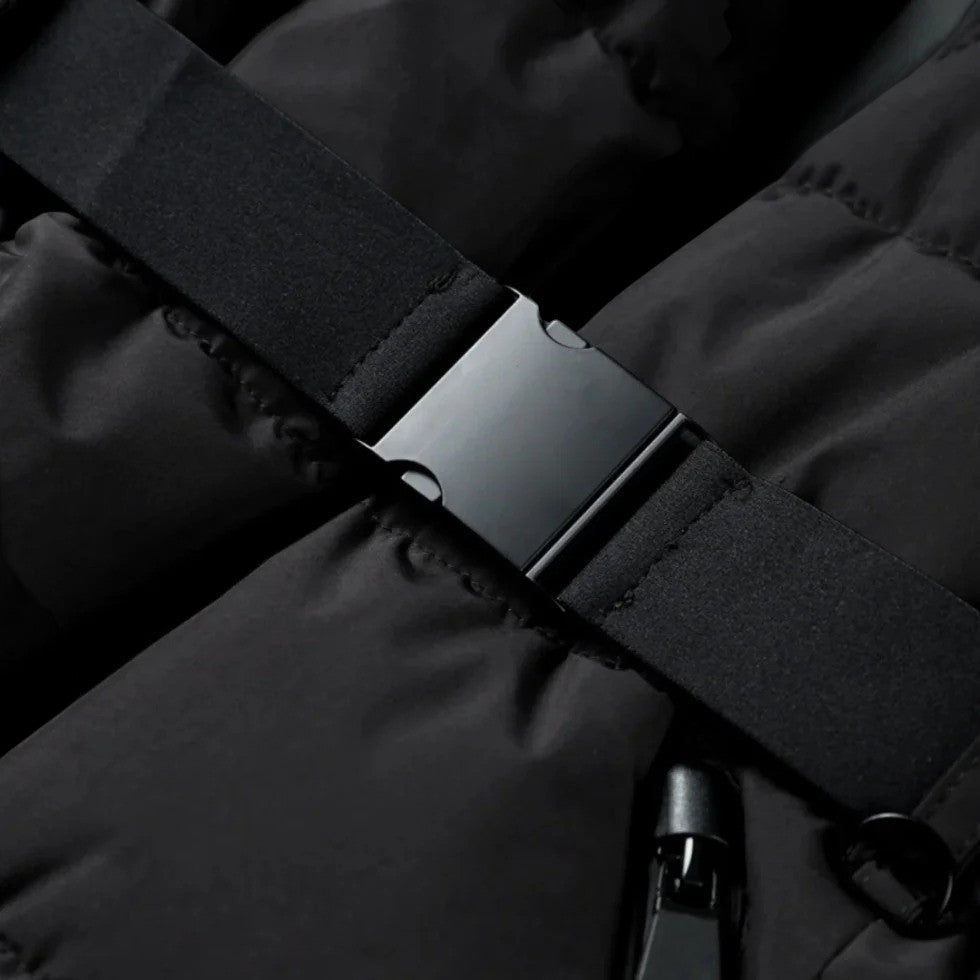 Taillierte Damen Steppjacke mit Kapuze