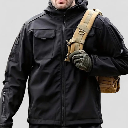 Taktische Softshelljacke mit Kapuze für Herren