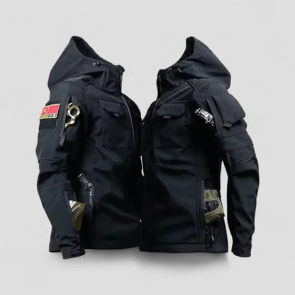 Taktische Softshelljacke mit Kapuze für Herren