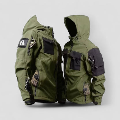 Taktische Softshelljacke mit Kapuze für Herren