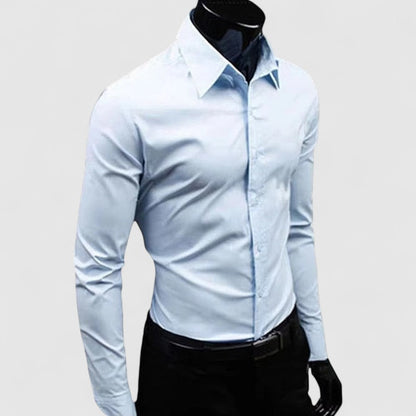 Slim Fit Businesshemd mit Stretchanteil