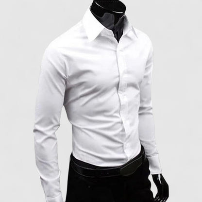 Slim Fit Businesshemd mit Stretchanteil