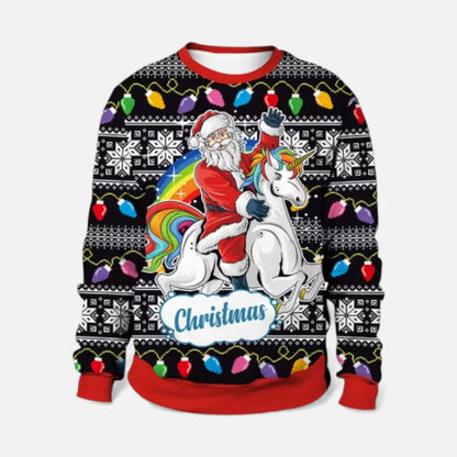 Weihnachtspullover Herren mit Festlichem Motiv