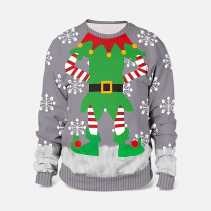 Weihnachtspullover Herren mit Festlichem Motiv