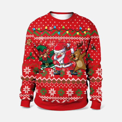 Weihnachtspullover Herren mit Festlichem Motiv