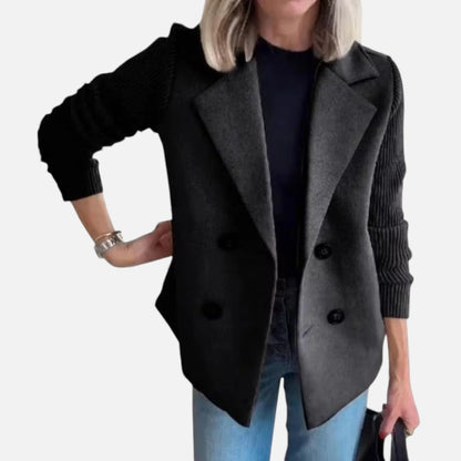 Damen Strickärmel Blazer