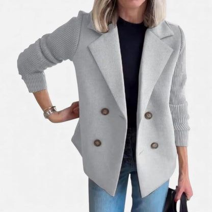 Damen Strickärmel Blazer