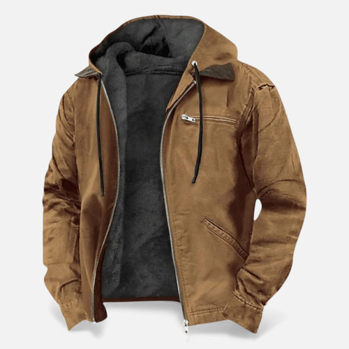 Herren Gefütterte Kapuzenjacke
