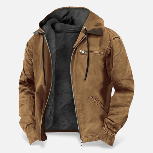 Herren Gefütterte Kapuzenjacke
