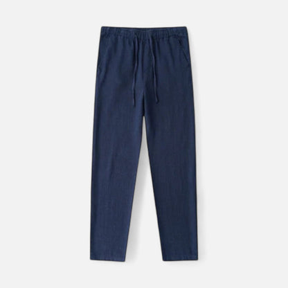 Herren Regular Fit Leinenhose Old Money Stil Hose