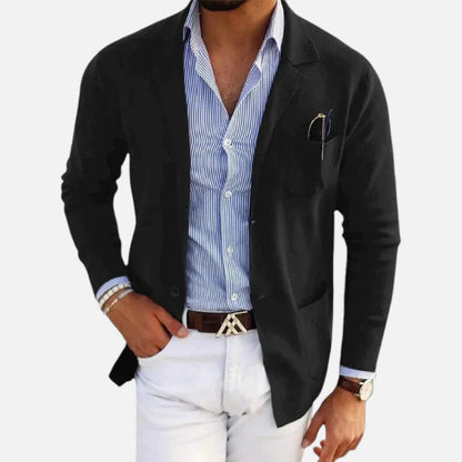 Herren Strickblazer mit Casual Passform