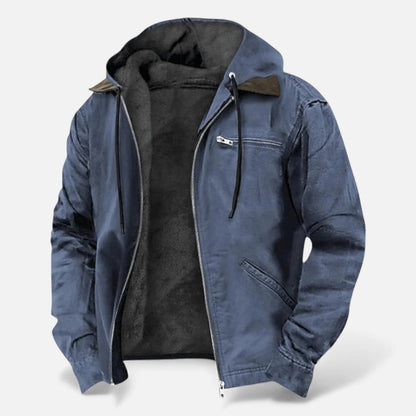 Herren Gefütterte Kapuzenjacke