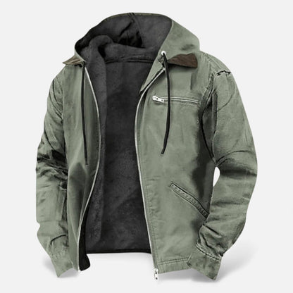 Herren Gefütterte Kapuzenjacke