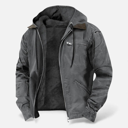 Herren Gefütterte Kapuzenjacke