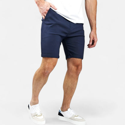 Herren Slim Fit Baumwoll Chino Shorts Sommerhose