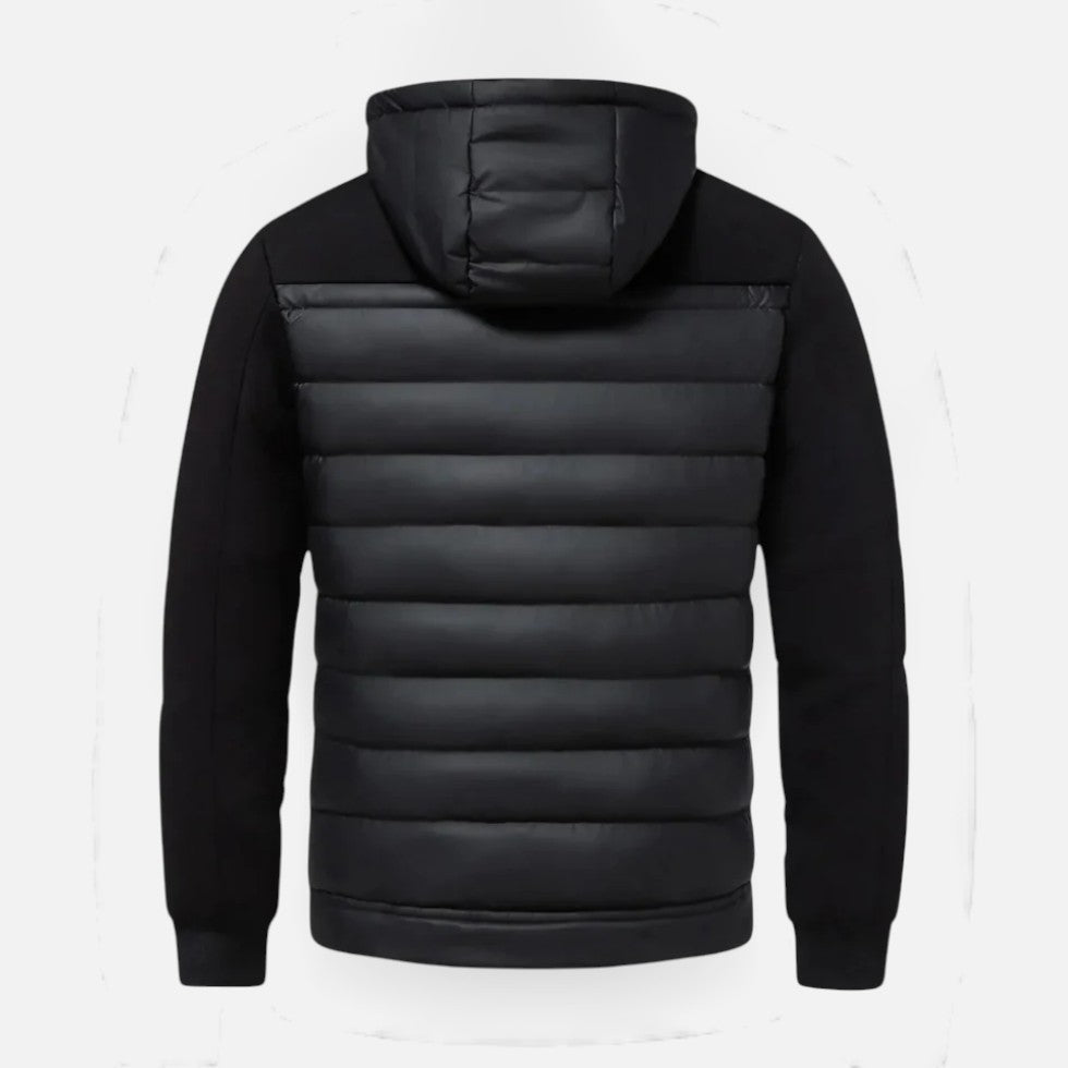 Gepolsterte Kapuzenjacke für Herren