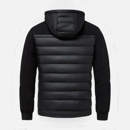 Gepolsterte Kapuzenjacke für Herren