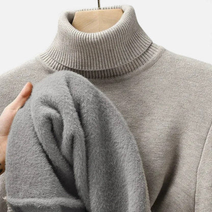 Herren Rollkragenpullover aus Wolle