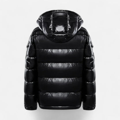 Steppjacke mit Kapuze und Reißverschluss für Herren