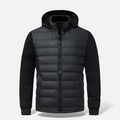 Gepolsterte Kapuzenjacke für Herren