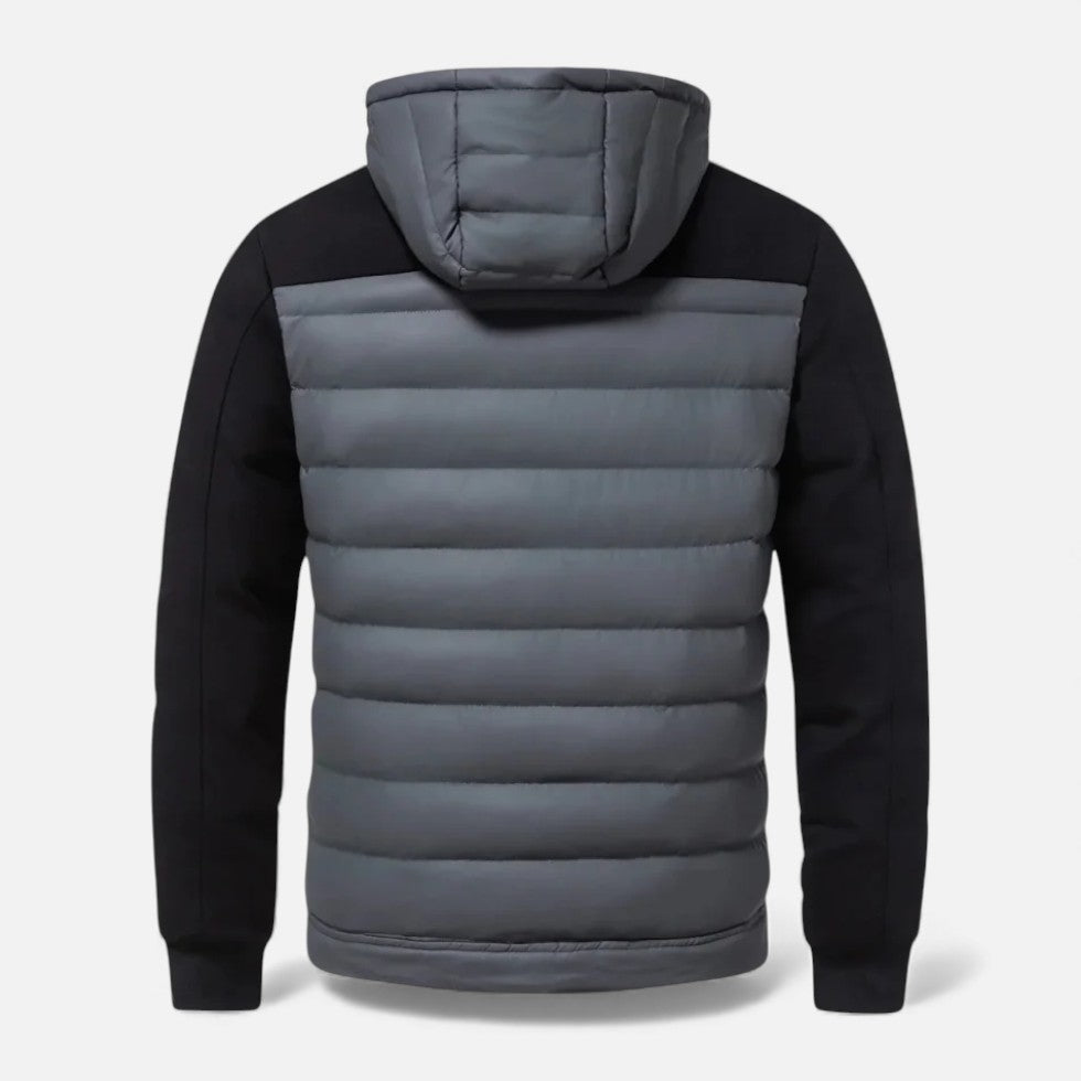 Gepolsterte Kapuzenjacke für Herren