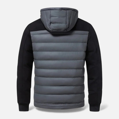 Gepolsterte Kapuzenjacke für Herren