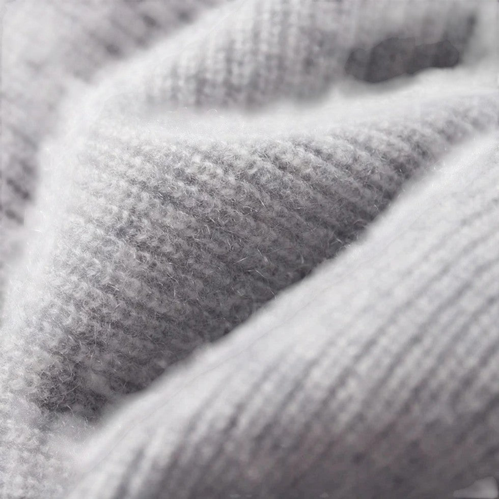 Herren Strick Hoodie mit Reißverschluss