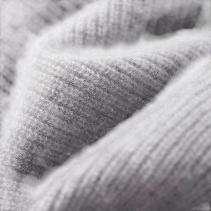 Herren Strick Hoodie mit Reißverschluss