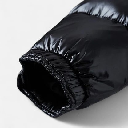 Steppjacke mit Kapuze und Reißverschluss für Herren