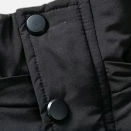 Gefütterte Parka Winterjacke mit Kapuze Herren