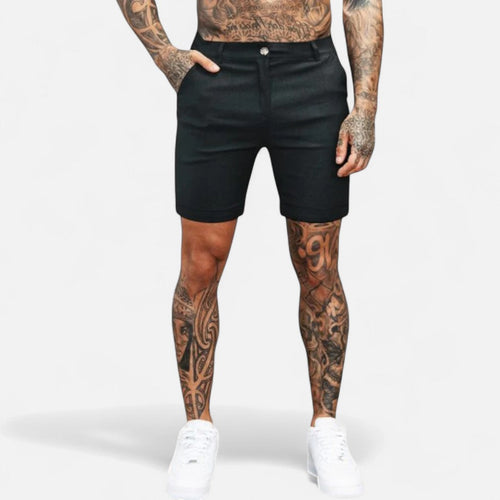 Herren Slim Fit Baumwoll Chino Shorts Sommerhose