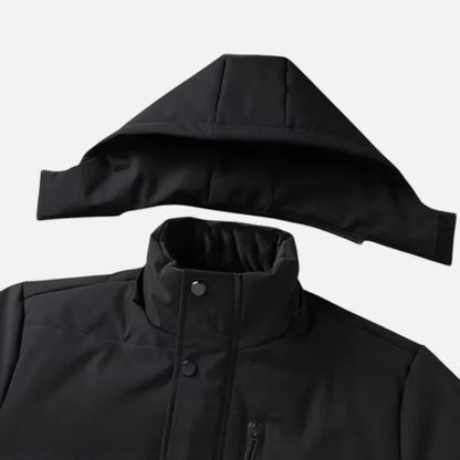 Gefütterte Winterjacke mit Kapuze Herren