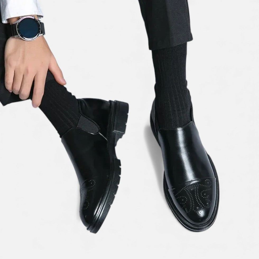 Elegante Slip On Lederschuhe für Herren