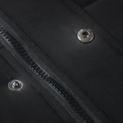 Gefütterte Parka Winterjacke mit Kapuze Herren