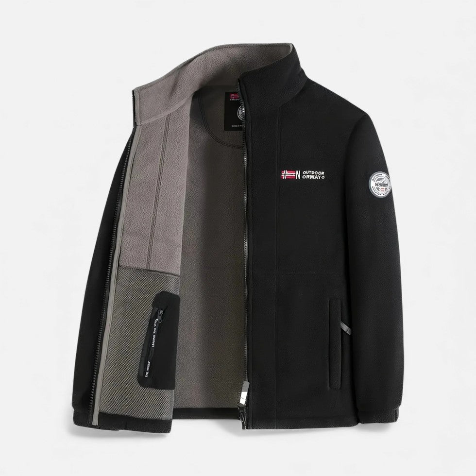 Fleecejacke Herren mit Weichem Innenfutter