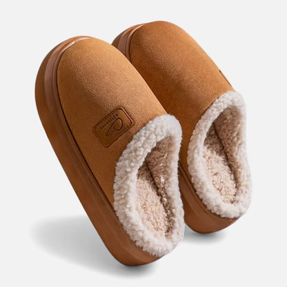 Gefütterte Hausschuhe mit Warmfutter
