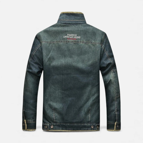 Herren Jeansjacke mit Teddyfutter