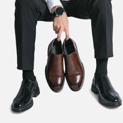 Elegante Slip On Lederschuhe für Herren