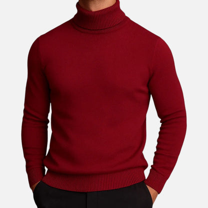 Herren Rollkragenpullover aus Wolle
