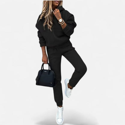 Zweiteiliger Jogginganzug mit Kapuzenpullover für Damen