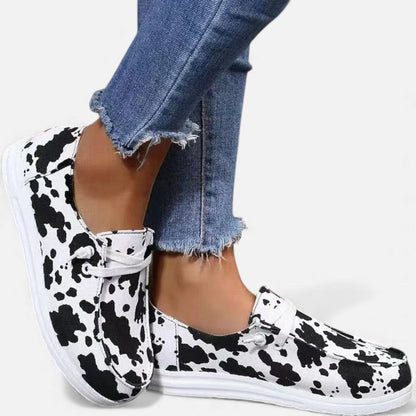 Leinenslipper Damen mit leichter Sohle