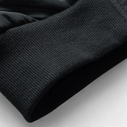 Steppjacke mit Stehkragen und Reißverschlusstaschen