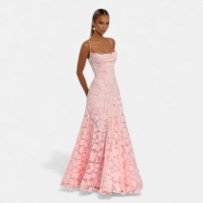Abendkleid Damen mit ausgestellter Silhouette