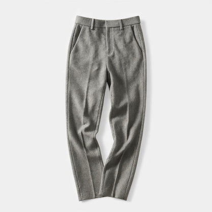 Damen Stoffhose mit Fischgrätenmuster