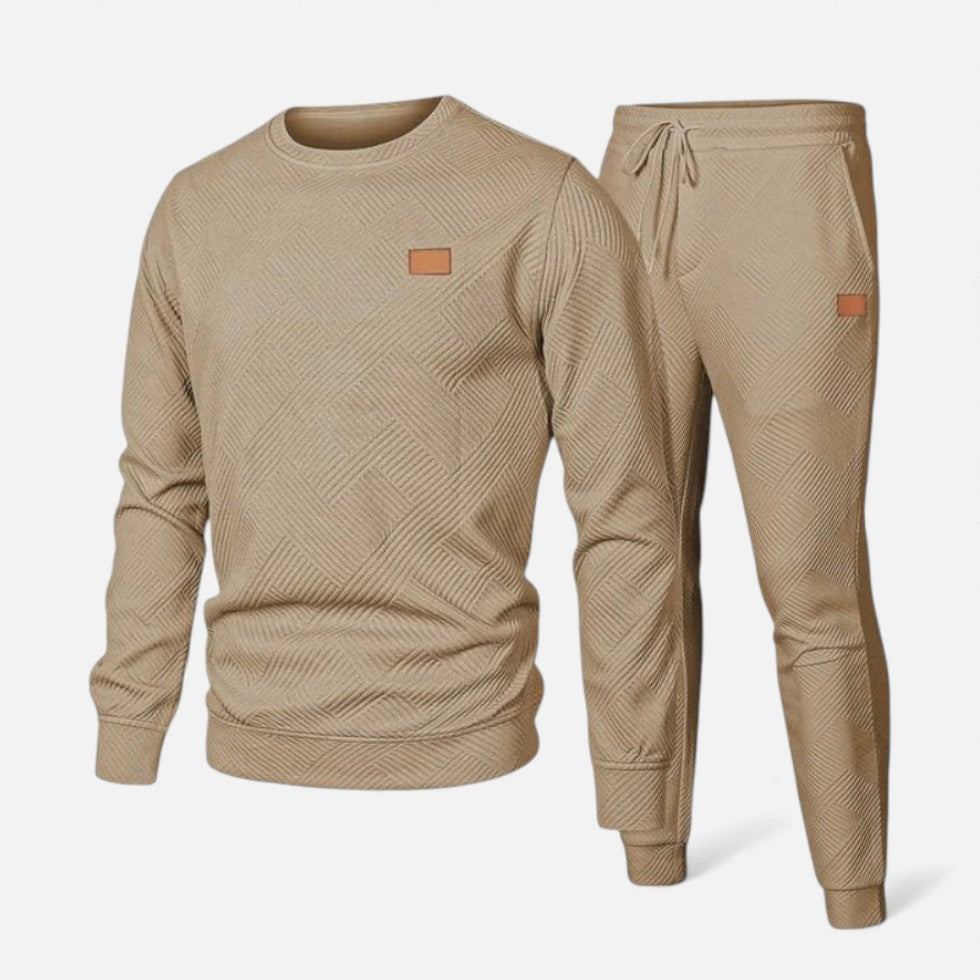 Herren Trainingsanzug mit Strukturdesign