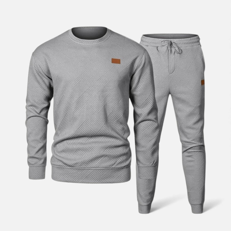 Herren Trainingsanzug mit Strukturdesign