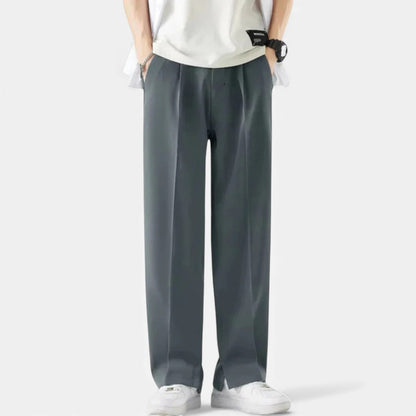 Herren Stoffhose mit weitem Bein